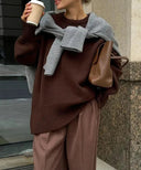 Sienna – Übergroßer Strickpullover