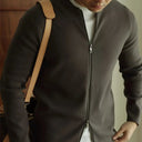 Casper – Herren Strickjacke mit Reißverschluss