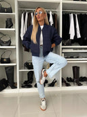 Ivy | Women's Quilted Bomber Jacket