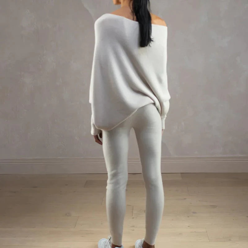 Salome – Women’s off-shoulder knit sweater