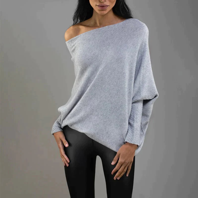 Salome – Women’s off-shoulder knit sweater