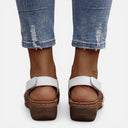Barclay & Bloom | Women’s Comfortable Wedge Sandals for Walking Adjustable Strap
