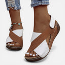 Barclay & Bloom | Women’s Comfortable Wedge Sandals for Walking Adjustable Strap