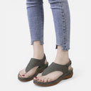 Barclay & Bloom | Women’s Comfort Wedge Sandals Arch Support Walking Sandals