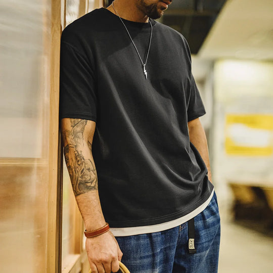Maden – Crew Neck Short Sleeve T-Shirt