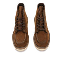 Barclay & Bloom | Men’s Leather Lace-Up Boots – Ankle Moc Toe Work Style with Contrast Sole