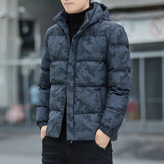 Miller Men’s Jacket – Puffer Winter Coat with Hood