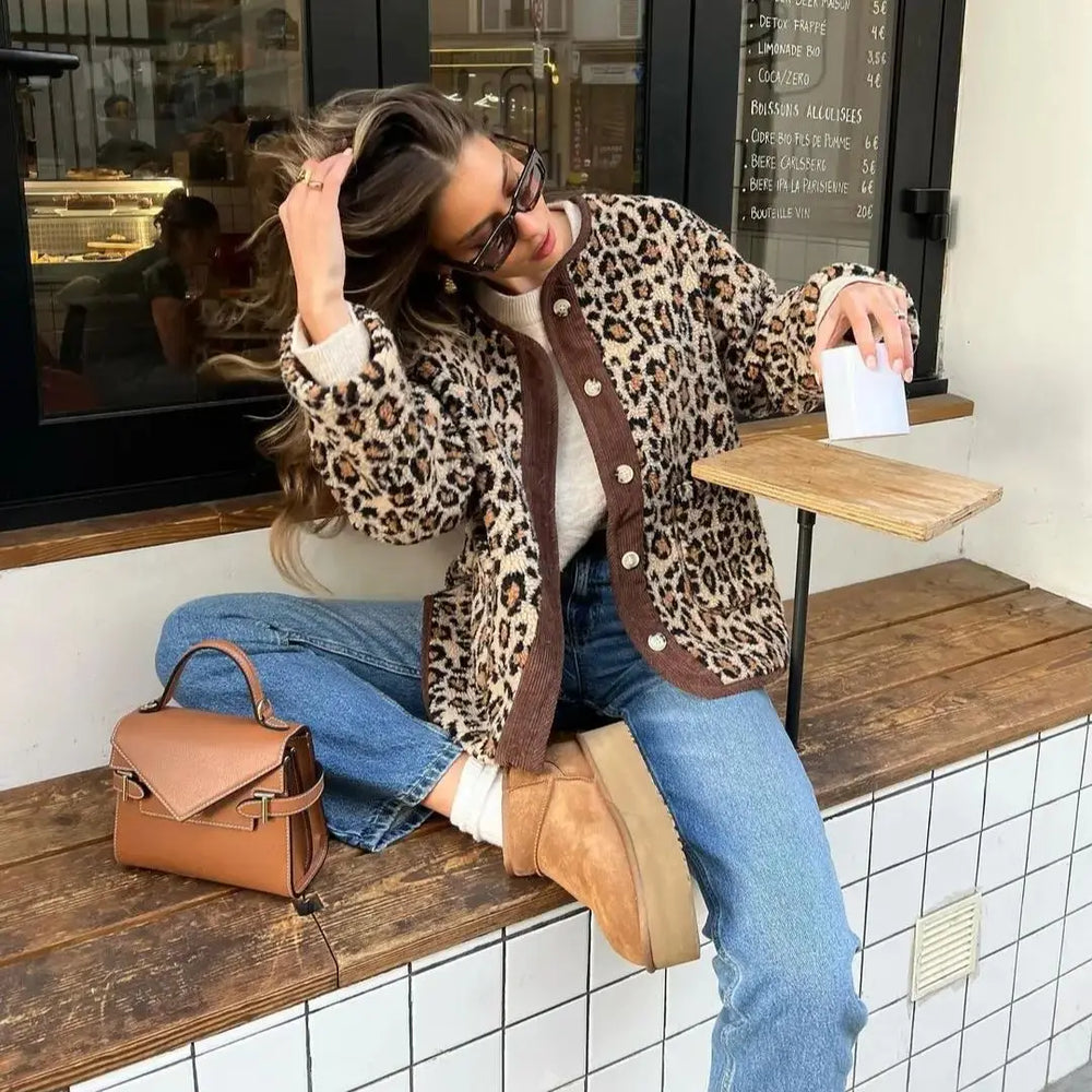 Elvira | Women's Leopard Print Cardigan