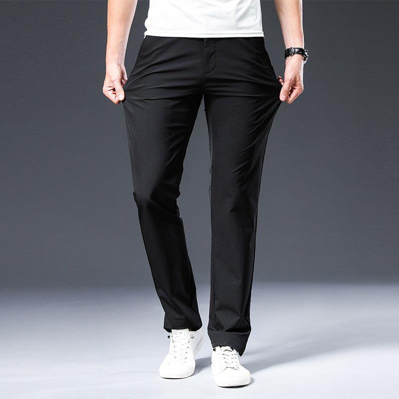 Marc – Classic Straight Fit Stretch Pants for Men