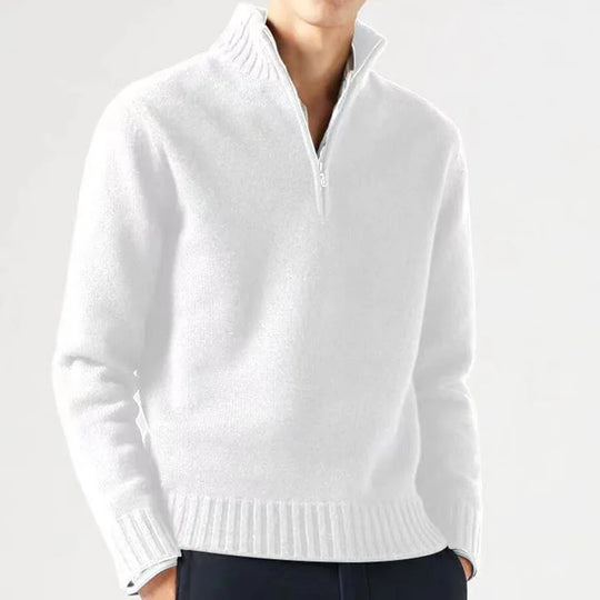 Lorenzo | Men’s Half Zip Sweater with Long Sleeves