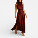 Dames Maxi-jurk Avondjurk Hoge Split Elegante Pasvorm