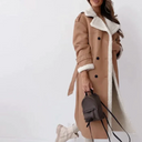 Serena Women’s Shearling Coat – Long Winter Jacket