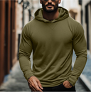 Adrian Men’s Hoodie – Lightweight Long Sleeve Pullover
