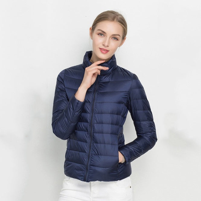 Amy Women’s Lightweight Puffer Jacket – Casual Quilted Outerwear