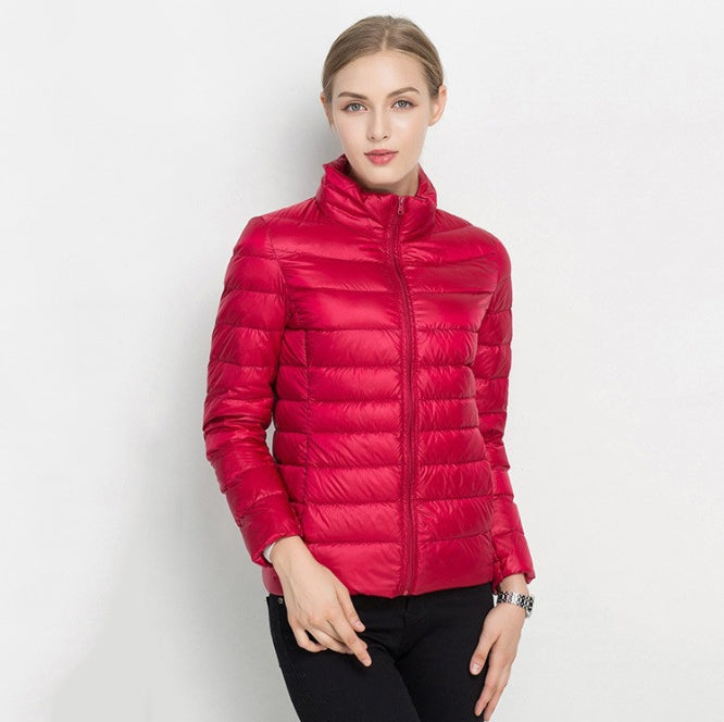 Amy Women’s Lightweight Puffer Jacket – Casual Quilted Outerwear