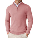 Marlon | Men’s Half-Zip Sweater with Stand Collar