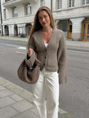 Renata | Women's V-Neck Buttoned Cardigan
