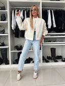 Ivy | Women's Quilted Bomber Jacket