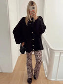 Viola | Women's Oversized Button-Up Cardigan