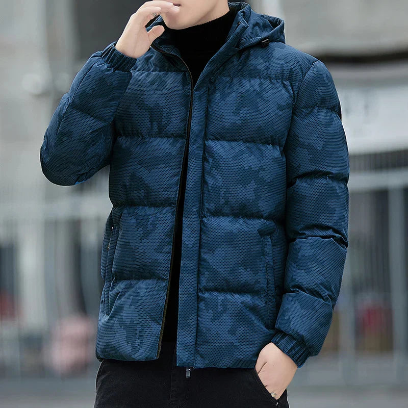 Miller Men’s Jacket – Puffer Winter Coat with Hood