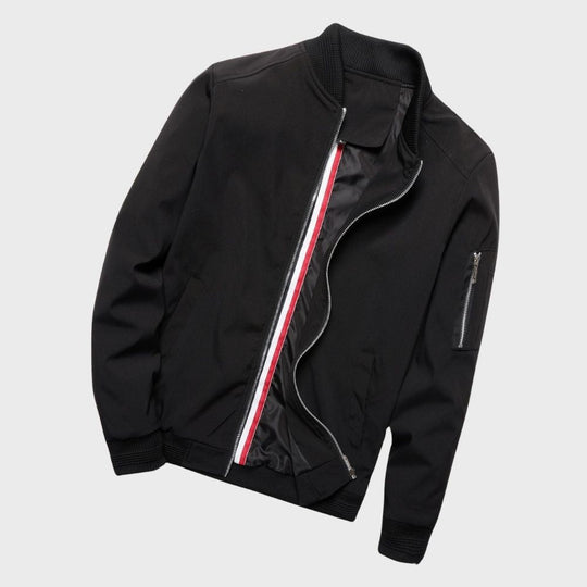 Calvin - Męska kurtka bomber z zamkiem błyskawicznym