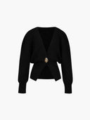 Ivy | Women's Knitted Cardigan with Single Button Closure