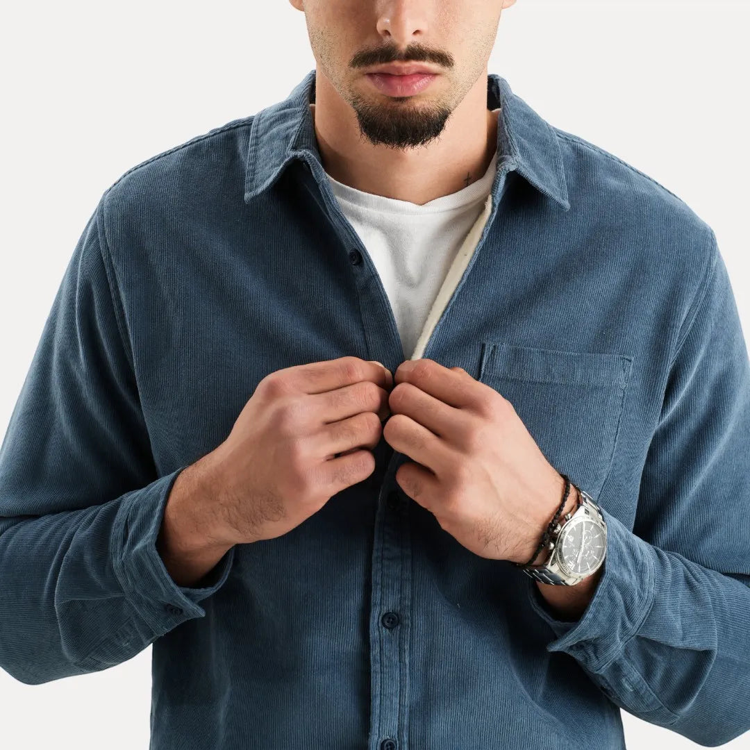 Adrien – Men’s corduroy long sleeve shirt