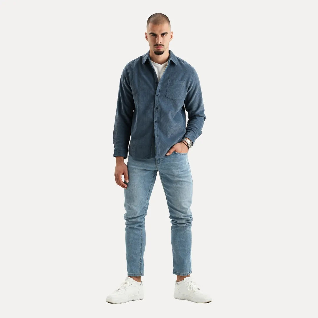 Adrien – Men’s corduroy long sleeve shirt