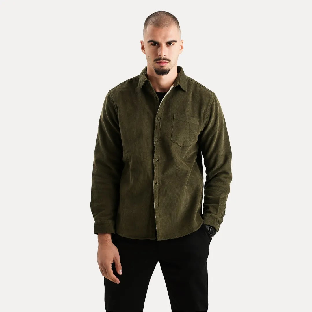 Adrien – Men’s corduroy long sleeve shirt