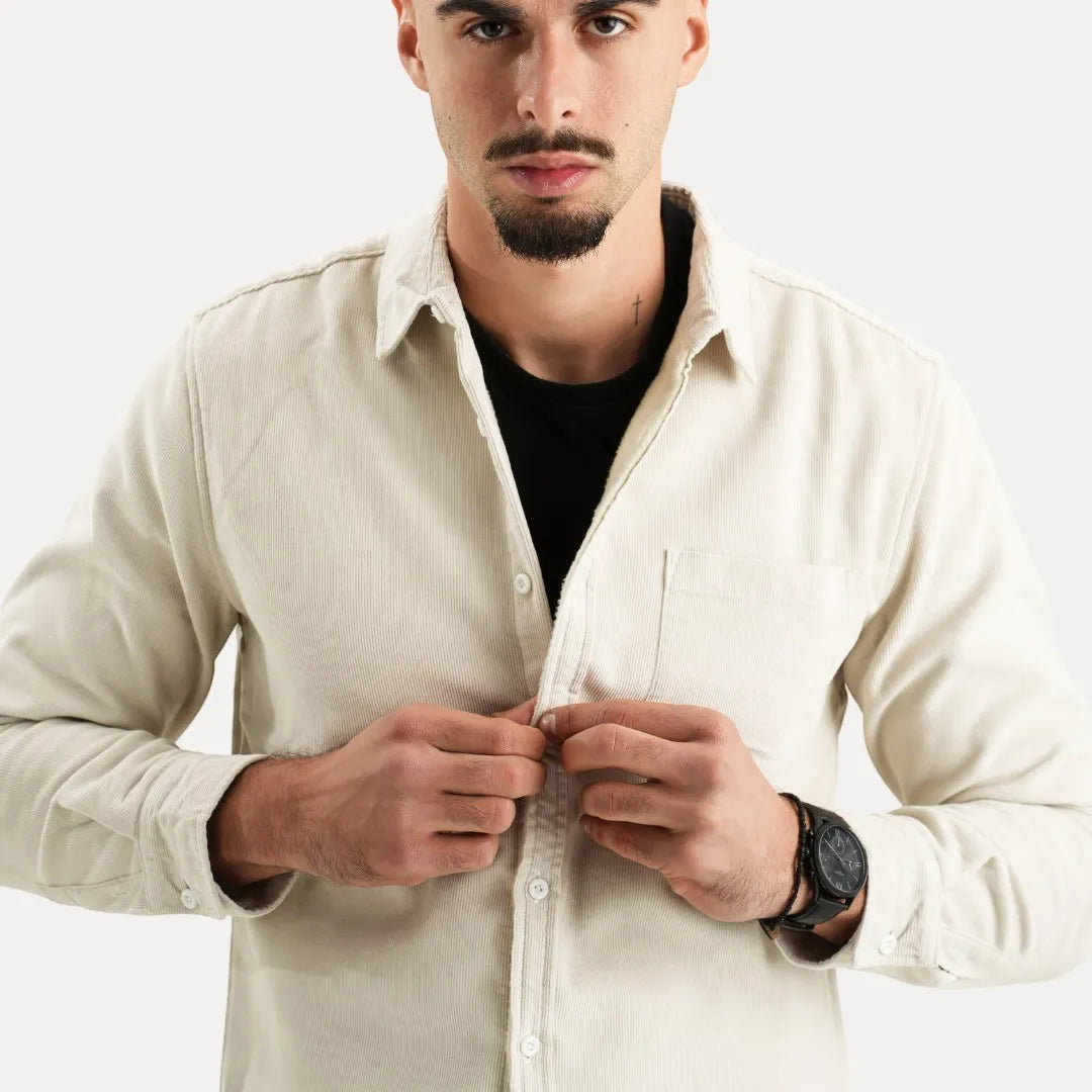 Adrien – Men’s corduroy long sleeve shirt