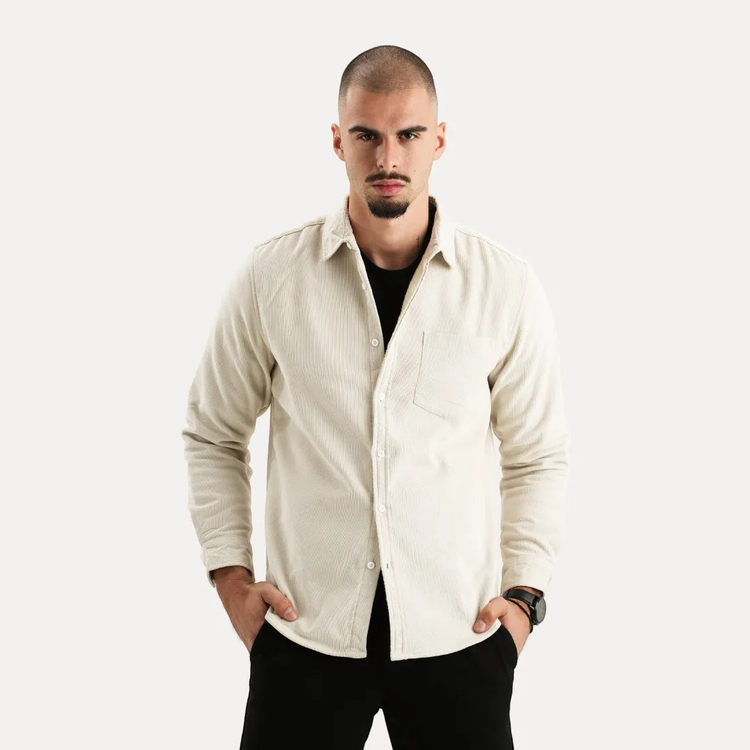 Adrien – Men’s corduroy long sleeve shirt