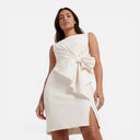 Barclay & Bloom | Damen Cocktailkleid mit Schleife Ärmellos Enganliegend Hochzeitsgast