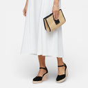 Bequeme Keilsandalen für Damen mit geschlossenem Zehenbereich und Knöchelriemen