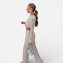 Fiorella | Two-Piece Sequin Top with Tassels