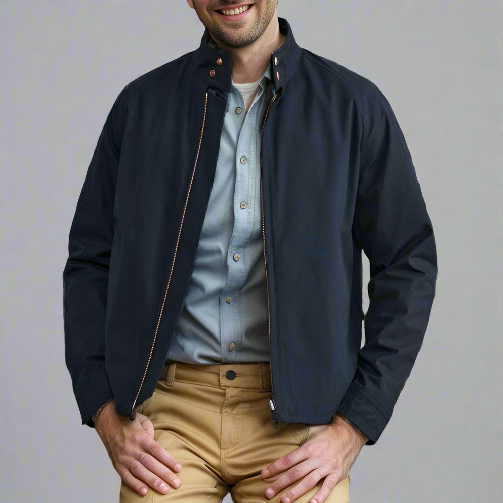 Marcus Men’s Lightweight Jacket – Zip-Up Casual Wear