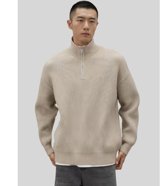 Elliot | Half Zip Knitted Sweater