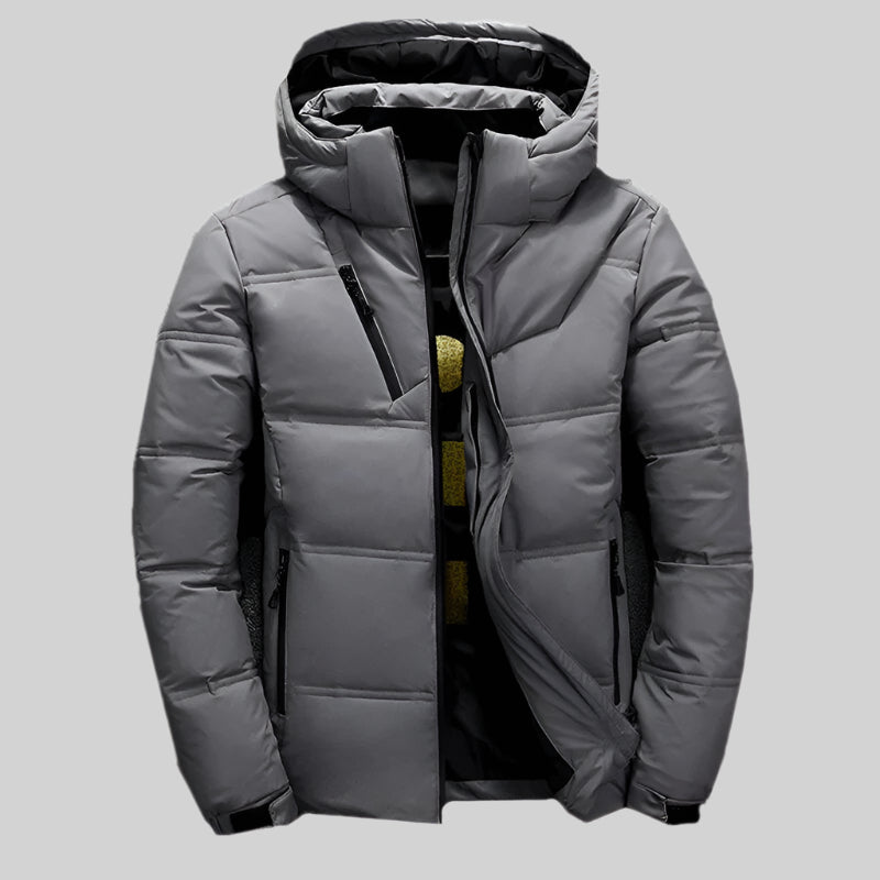 Mason Men’s Puffer Jacket – Hooded Winter Outerwear
