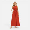 Barclay & Bloom | Women’s Maxi Dress Sleeveless Twist Waist Lightweight Elegant