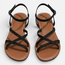 Women’s Strappy Flat Sandals Leather Classic Day Wear