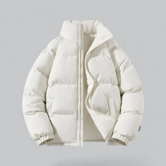 Caleb Men’s Puffer Jacket – Fleece Lined Winter Outerwear