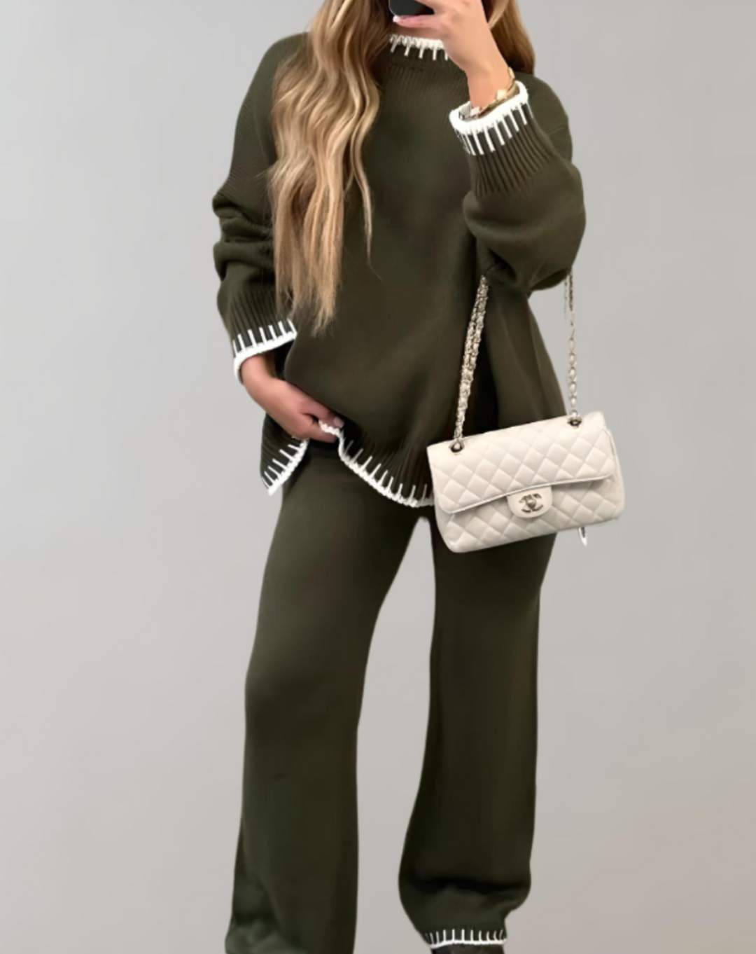 Yana – Women’s two-piece knit lounge set