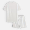 Men’s Summer Waffle Knit Set Lightweight T-Shirt and Shorts Outfit