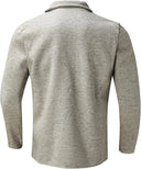 Davies Heren Wolmix Jas – Casual Licht Knopen Voorzijde