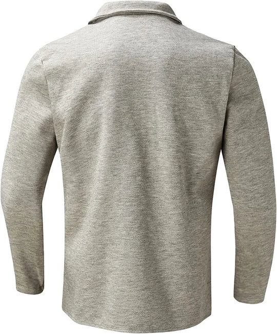 Davies Men’s Wool Blend Jacket – Casual Light Button Front