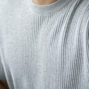 Men’s Short Sleeve Knit T-Shirt Lightweight Slim Fit