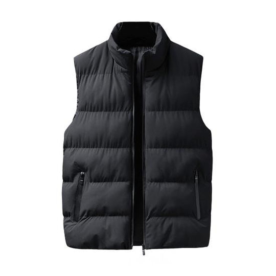 Barclay & Bloom | Men’s Puffer Vest – Lightweight Sleeveless Jacket with Zip Pockets and Stand Collar