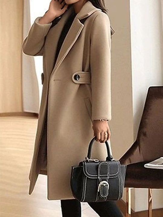 Claudine - Women's Belted Midi Coat