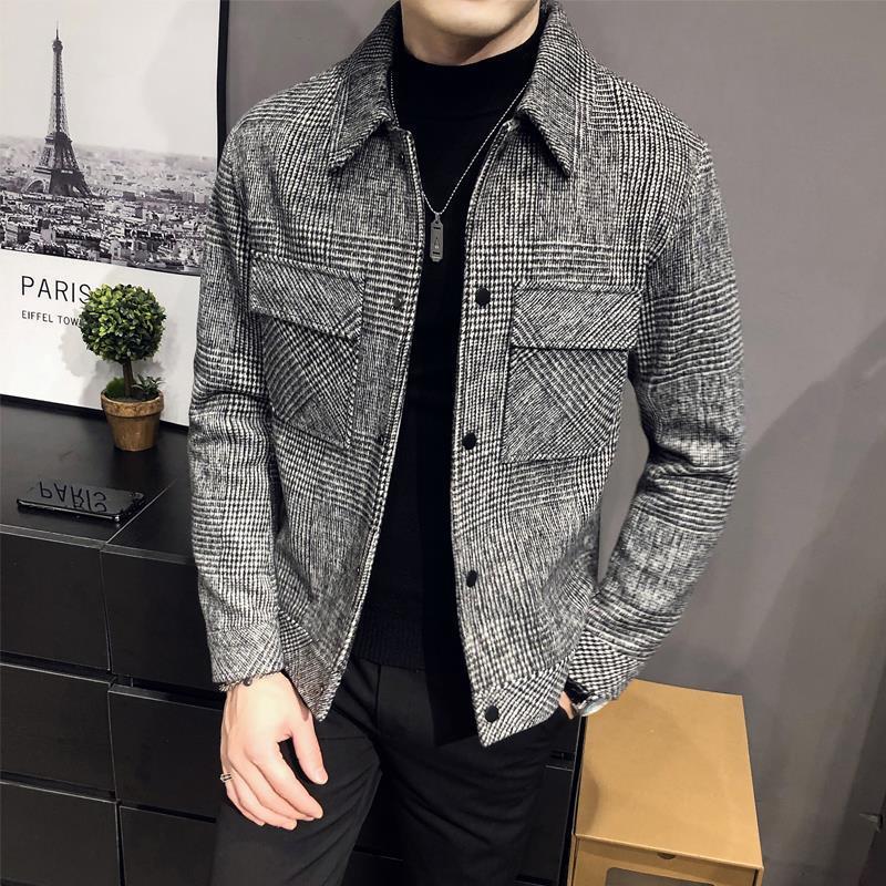 Elliot - Men's Plaid Shirt Jacket