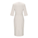 Barclay & Bloom | Damen Midirock Bleistiftkleid – Büro Kleid mit Perlendetail