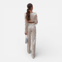 Fiorella | Two-Piece Sequin Top with Tassels